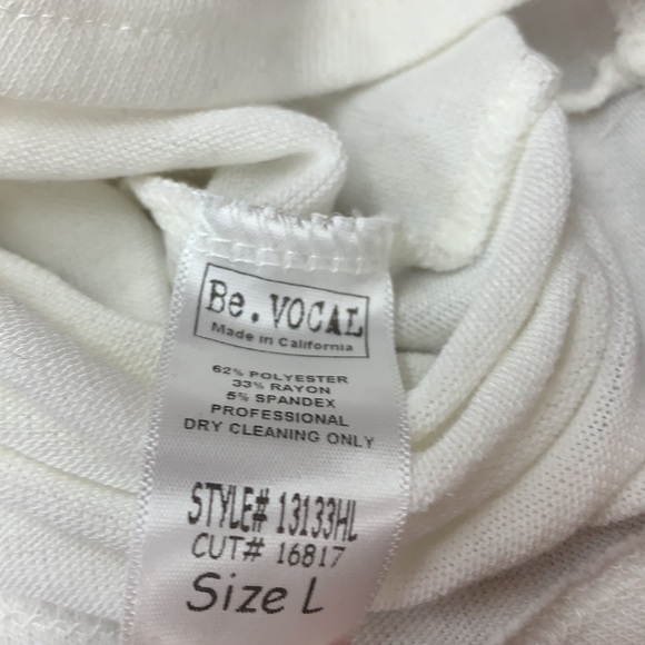 SzL Be Vocal Embellished Cross Hoodie Top  NWT - Picture 9 of 9